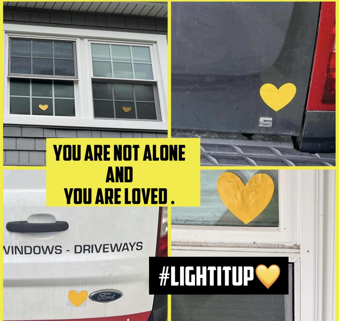 Campaign heart decal