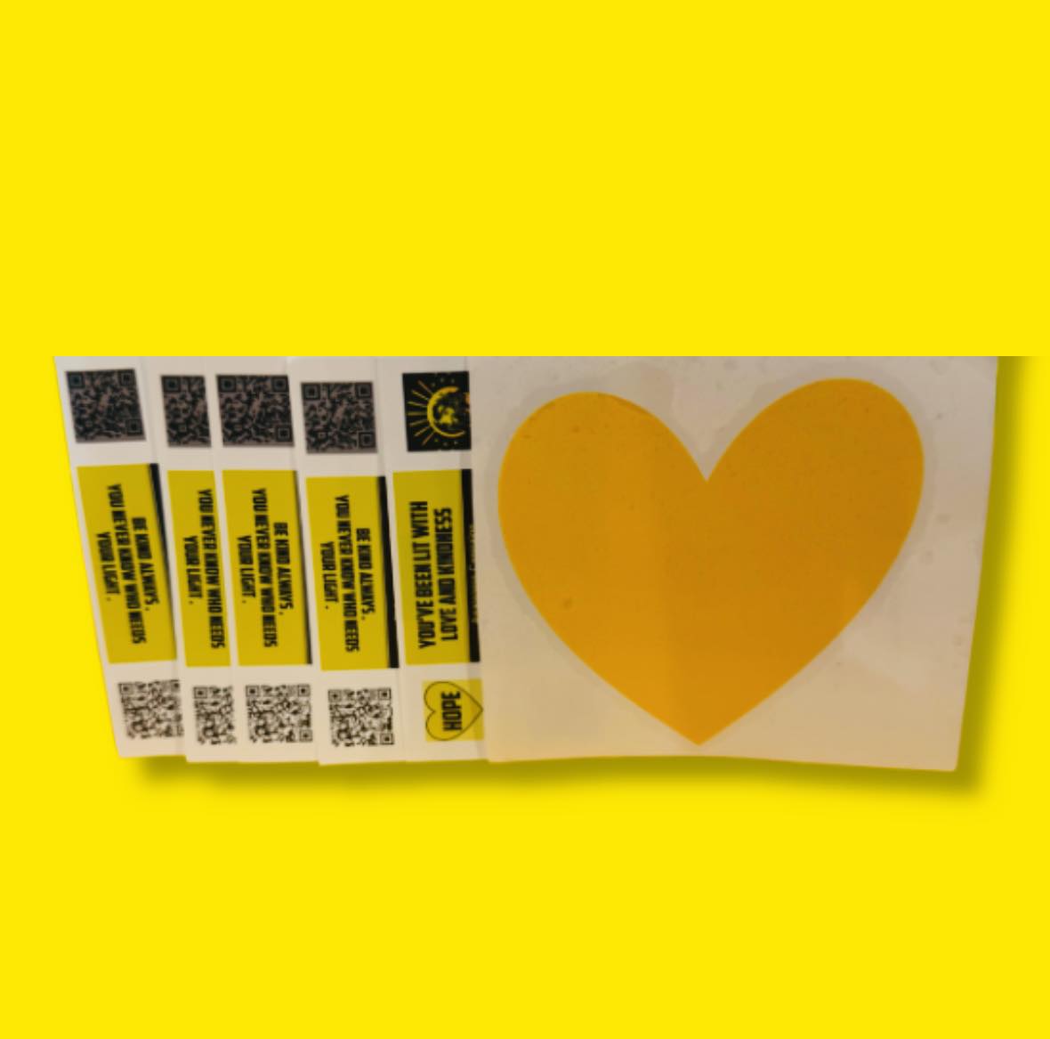 Campaign heart decal
